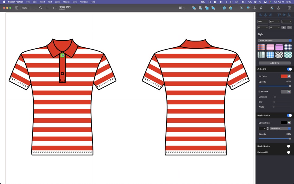 #1. Sketch Fashion (macOS) 由: Splash Colors