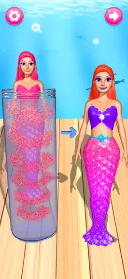 Game screenshot Color Reveal Mermaid Games apk