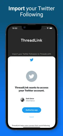 Game screenshot ThreadLink : Import Followers apk