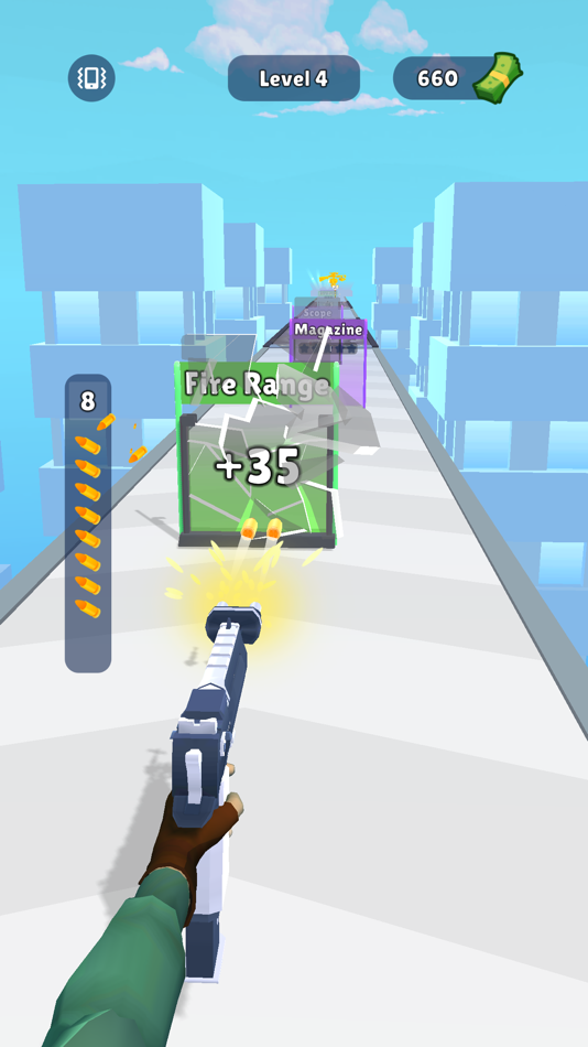 #1. Weapon Upgrade Rush (iOS) โดย: Rollic Games