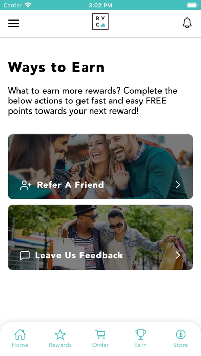 Rainier Valley Coffee Rewards Screenshot