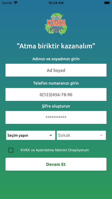 Çevreci Komşu Kart Screenshot