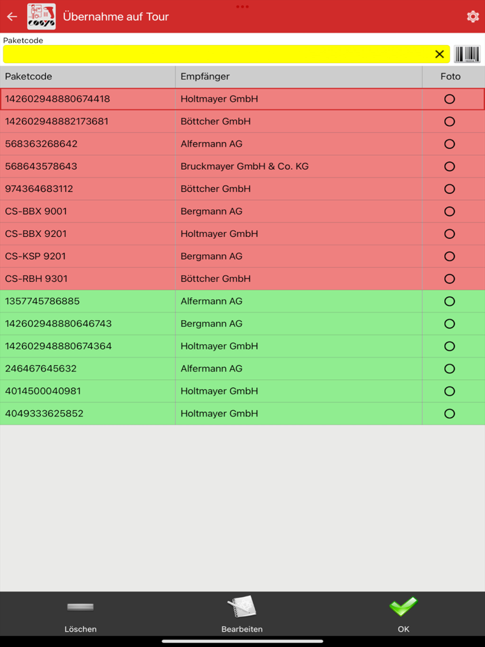 COSYS Pakettransport