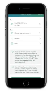 premier credit card iphone screenshot 3