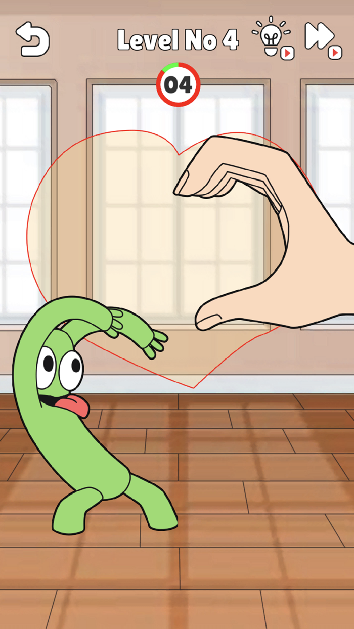 Finger Skill Heart Monster
