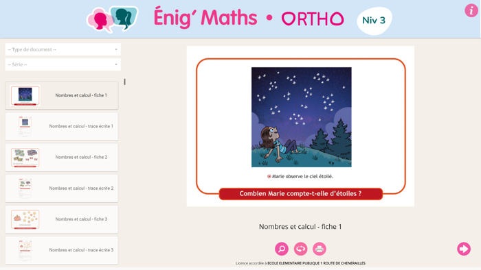 Enig Maths Ortho - Niv 3