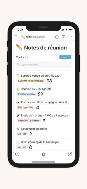 ‎Notion - Notes, projets, docs Capture d'écran
