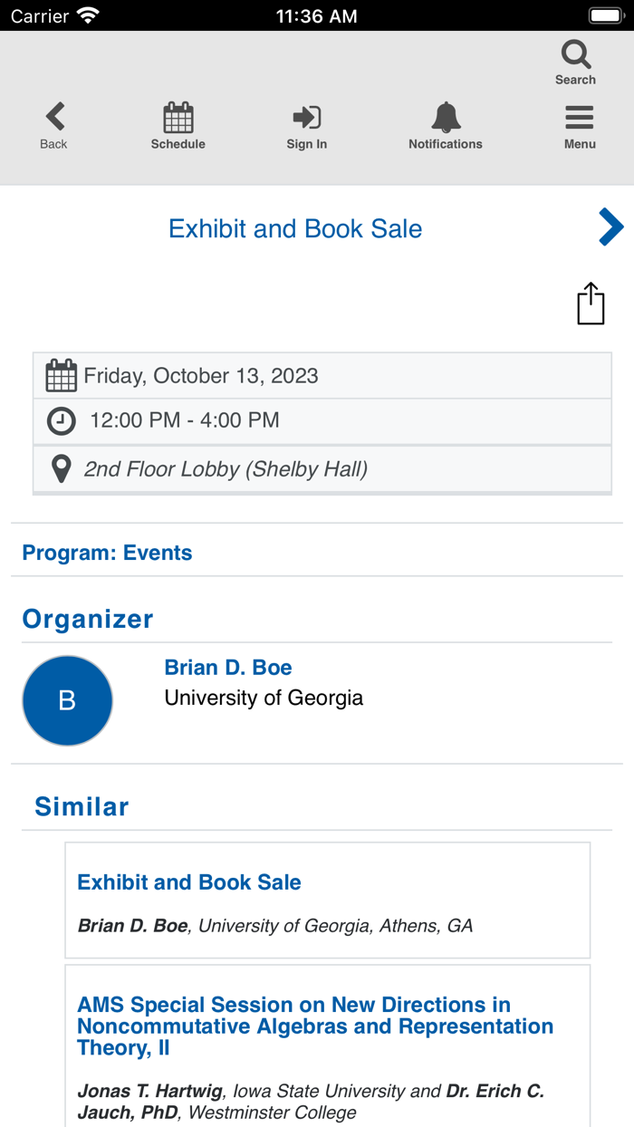 AMS Fall 2023 Southeastern