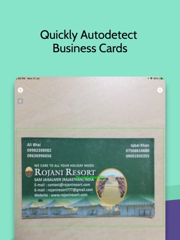 business card scanner : readerのおすすめ画像1