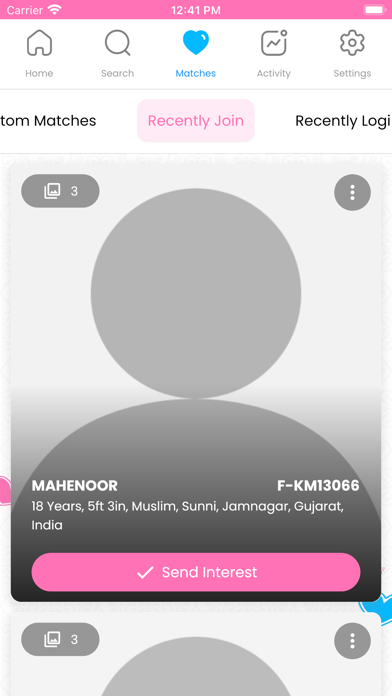 Khatoon Matrimony Screenshot