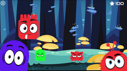 Monster Hop Cartoon Kid Puzzle Screenshot