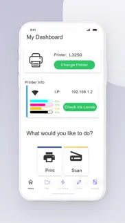 iprint app - smart air printer iphone screenshot 3