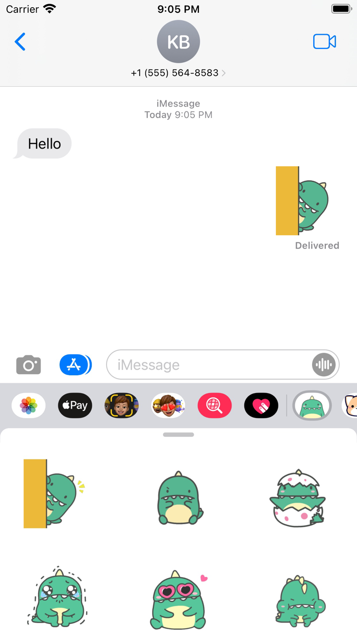 Dinosaur Emoji Animated