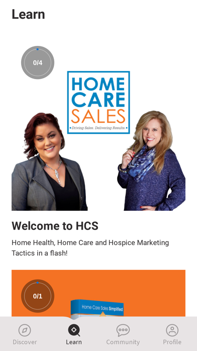 Home Care Sales Screenshot