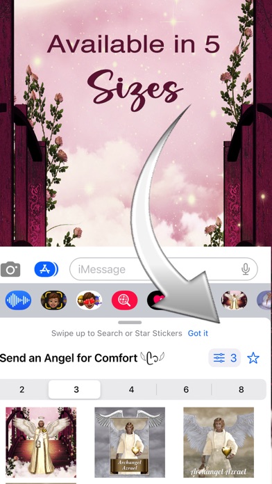 Angel For Comfort Sticker Pack Screenshot