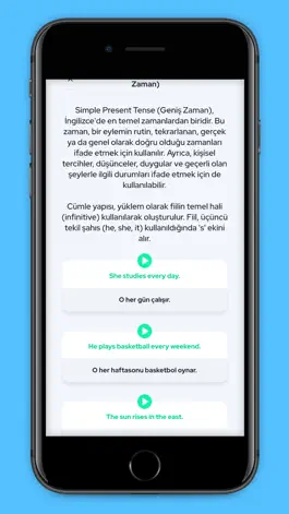 Game screenshot İngilizce Gramer Rehberim apk