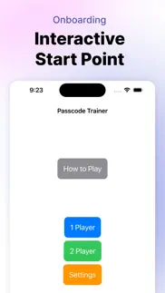 passcode trainer iphone screenshot 1
