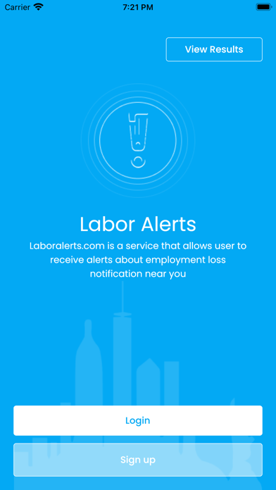 Labor Alerts Screenshot