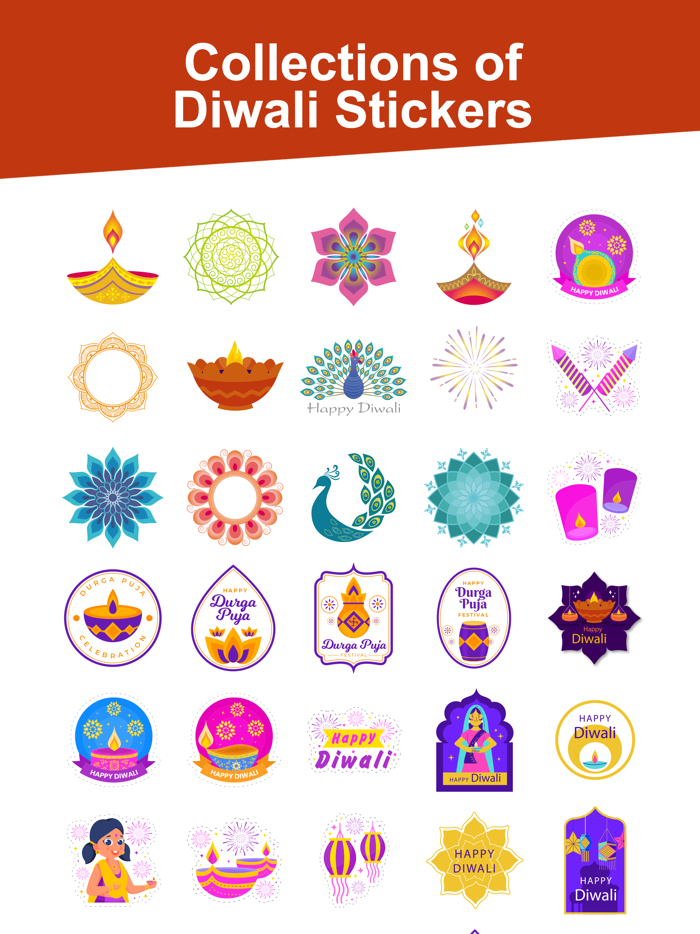 Diwali Stickers pack