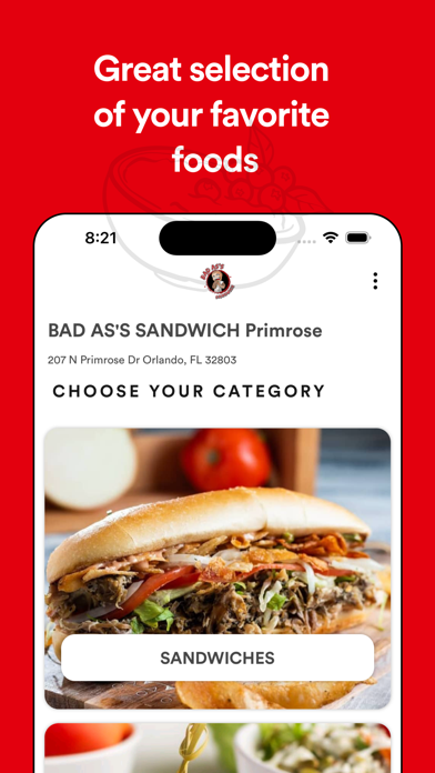 BAD AS'S SANDWICH Screenshot