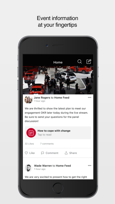 Nissan Meetings & Events Screenshot