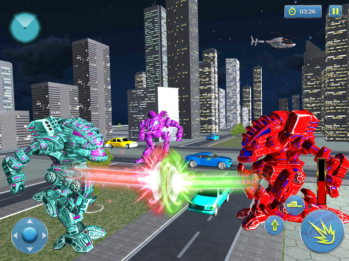 Robot Car War Transform Fight