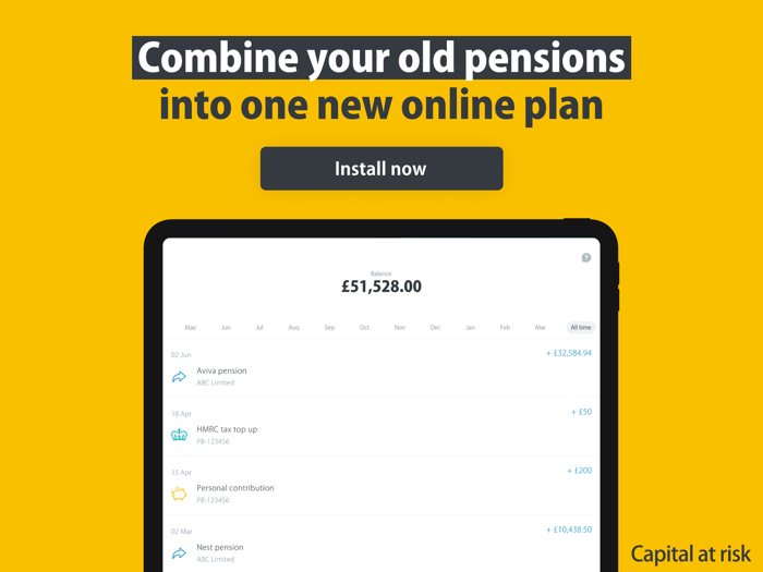 PensionBee Combine Pensions