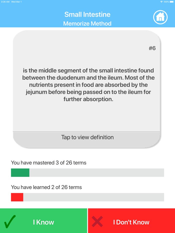 Digestive System Study Cards