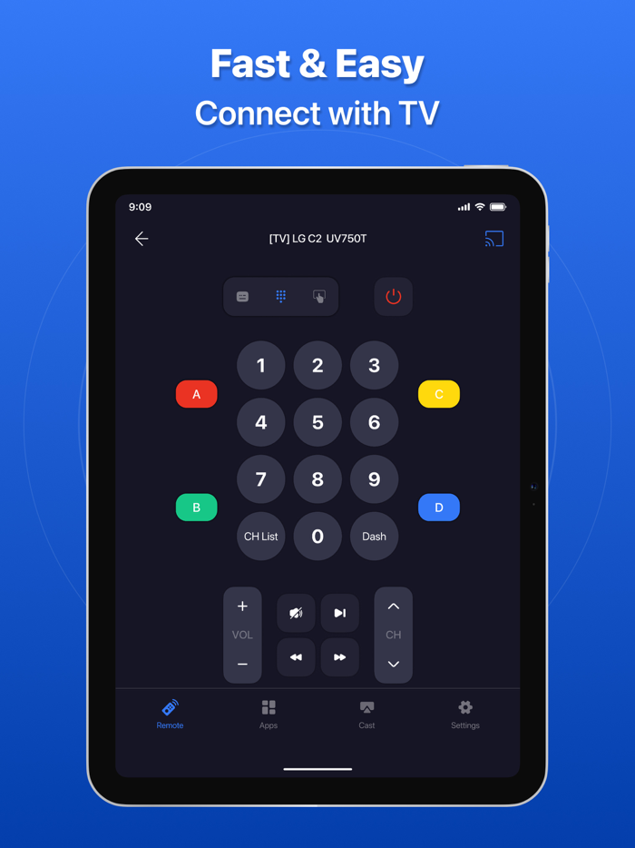 Universal Remote TV Control .