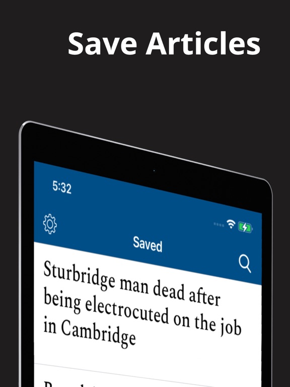 Boston Herald iPad screenshot 4 - News app