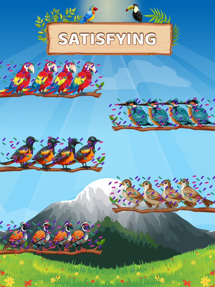 Bird Sort Color Puzzle ASMR