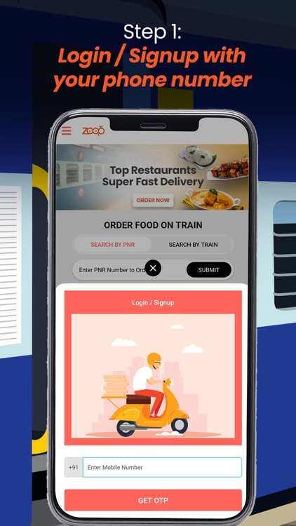 Zoop India-Order Food in Train