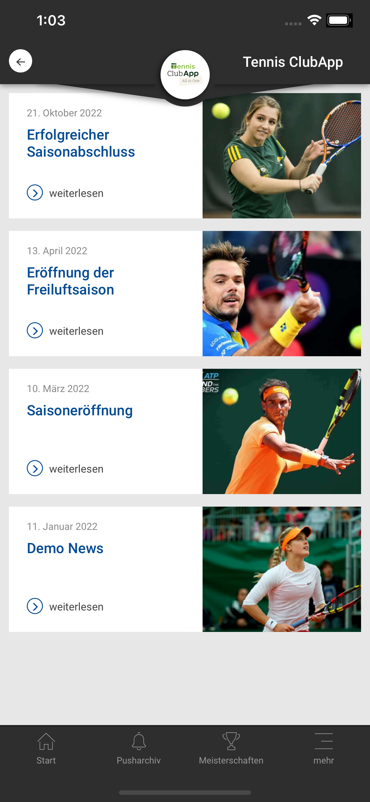 Tennis ClubApp