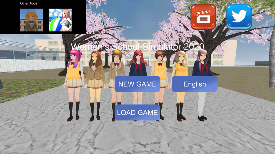 #1. Women's School Simulator 2020 (iOS) بواسطة: Fumio Takeshita