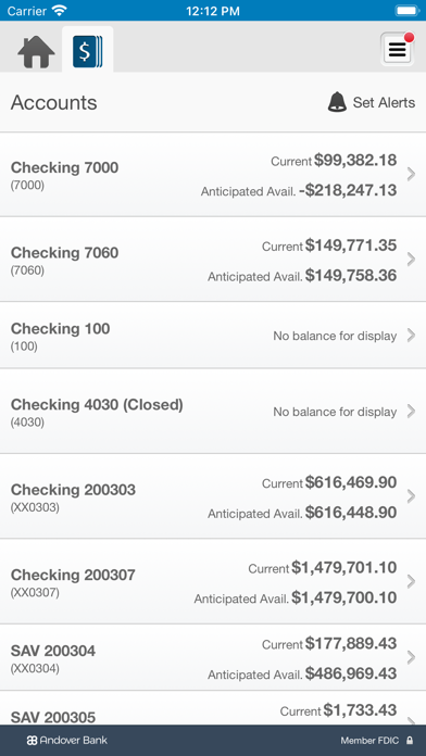 Andover Bank Business Mobile Screenshot