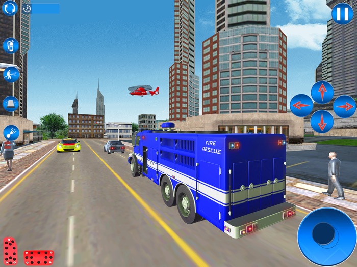 Emergency Police Firetruck 911