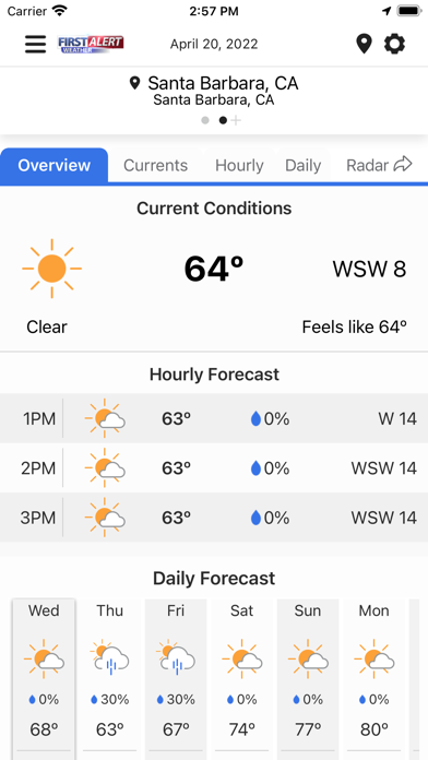 NewsChannel 3-12 FirstAlert WX Screenshot