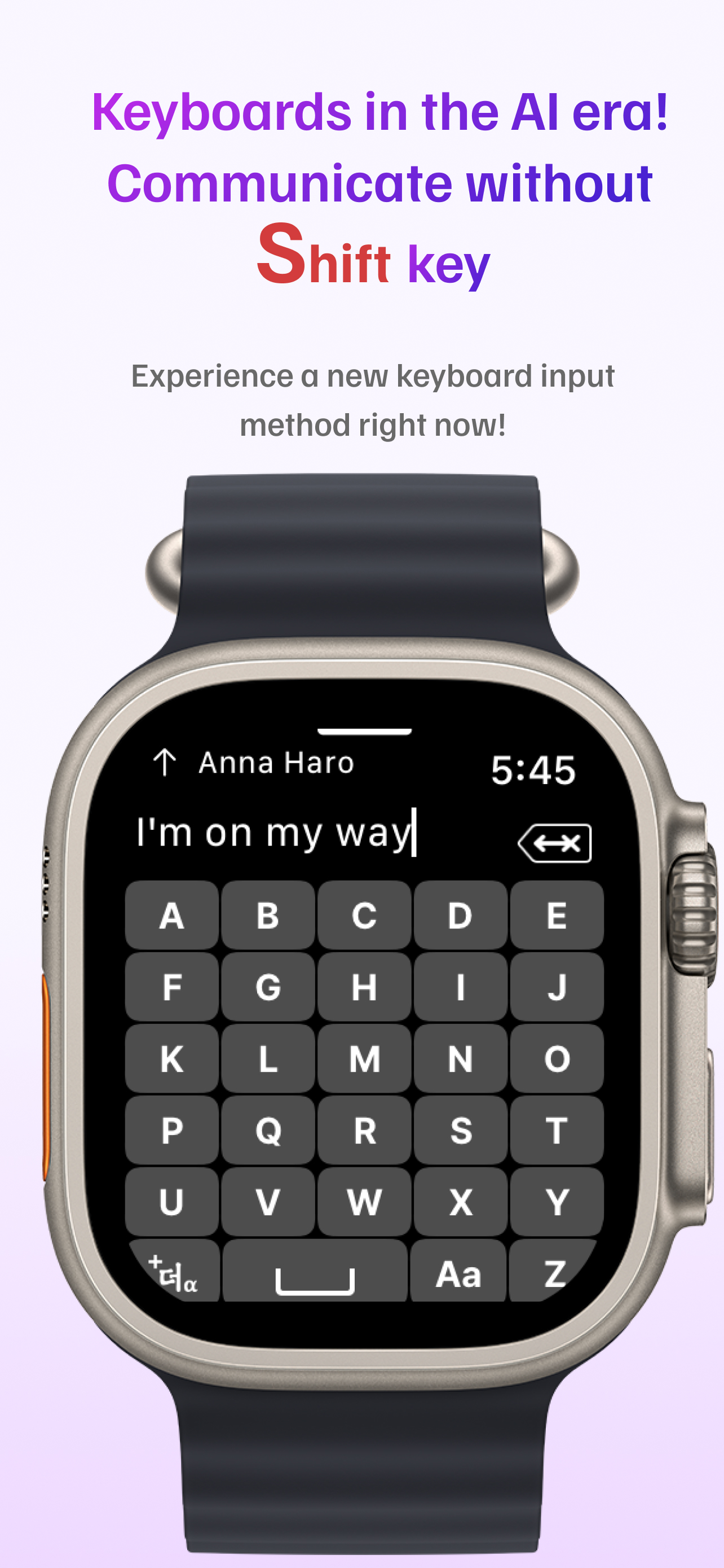 King Sejong Watch Keyboard