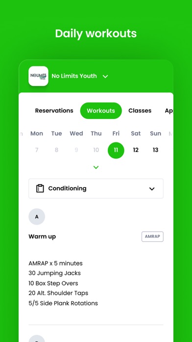 No Limits Youth Fitness Screenshot
