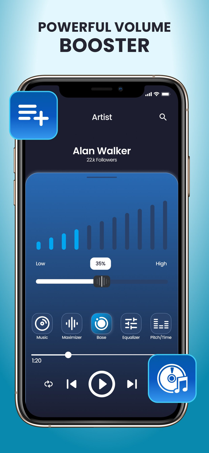 Bass Volume Booster：Equalizer