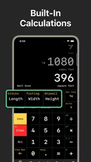 construction calculator master iphone screenshot 2