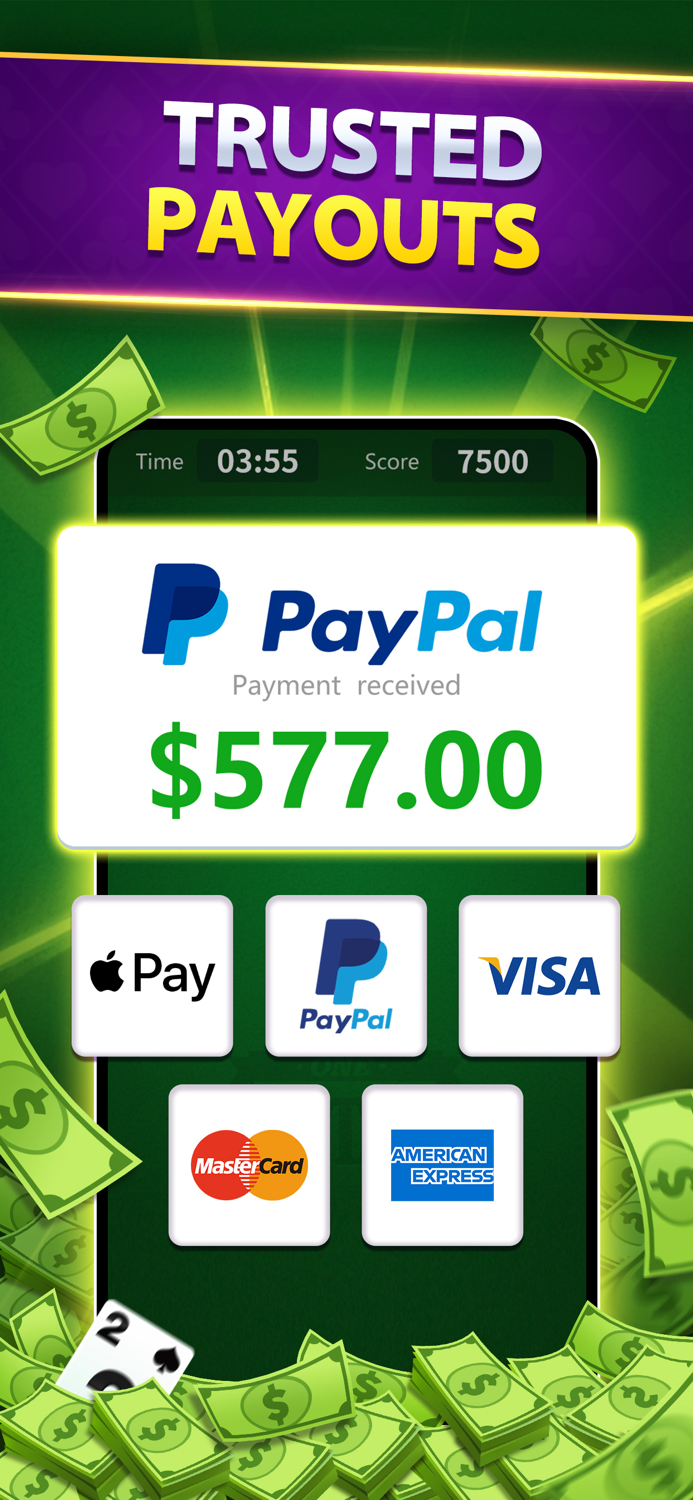 One Solitaire - Win Cash