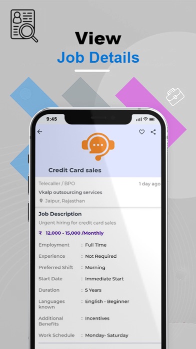 Hands On Jobs: Job Search Screenshot