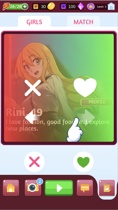 HaremKing - Waifu Dating Sim Screenshot