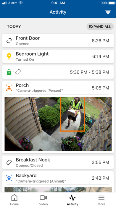 Bell Smart Home Screenshot
