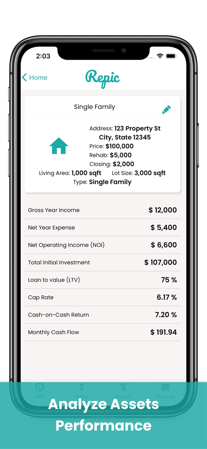 Repic Passive Income Cashflow