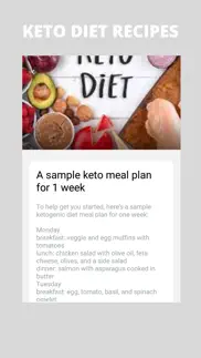 easy keto diet recipes iphone screenshot 2
