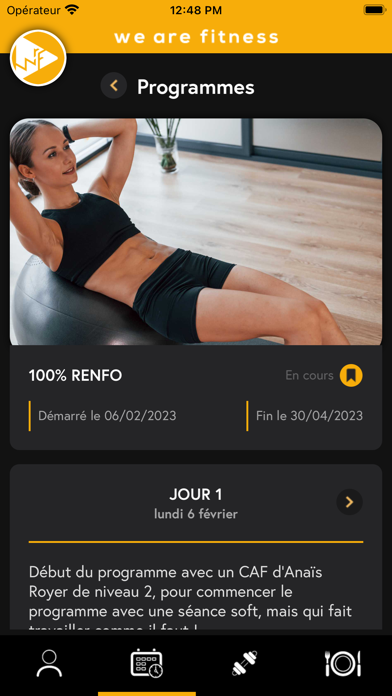 We Are Fitness Screenshot