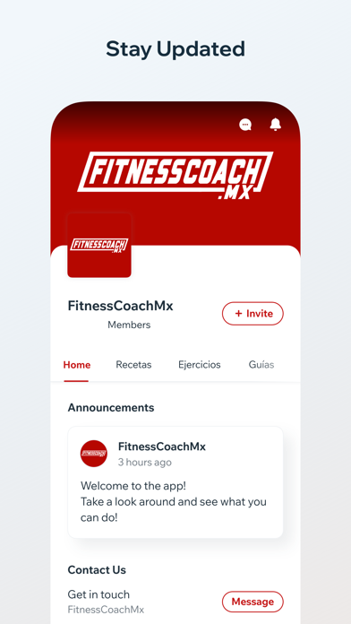 FitnessCoachMx Screenshot