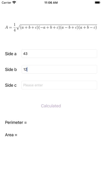 TriangleHeronSolver screenshot-6
